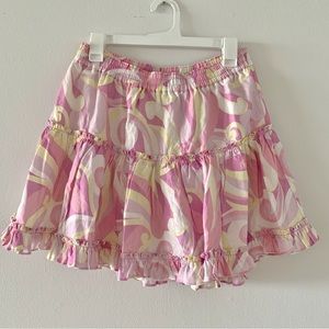 Hill House The Linen Paz Skirt Candy Kaleidoscope